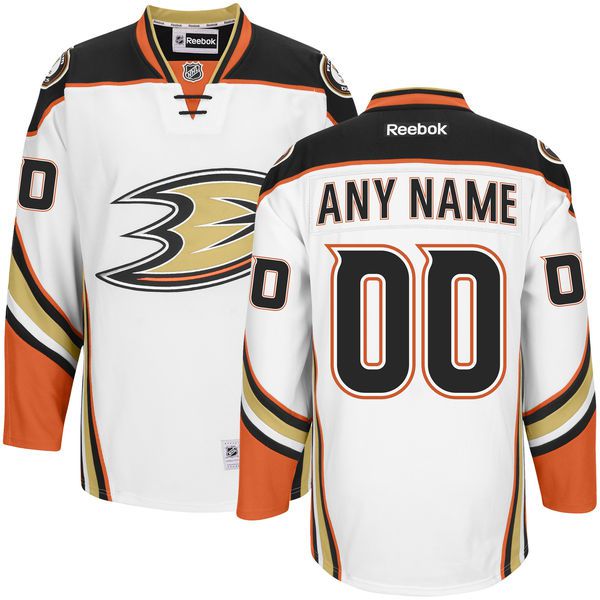 Men Anaheim Ducks NHL Men Premier Custom Jersey - White